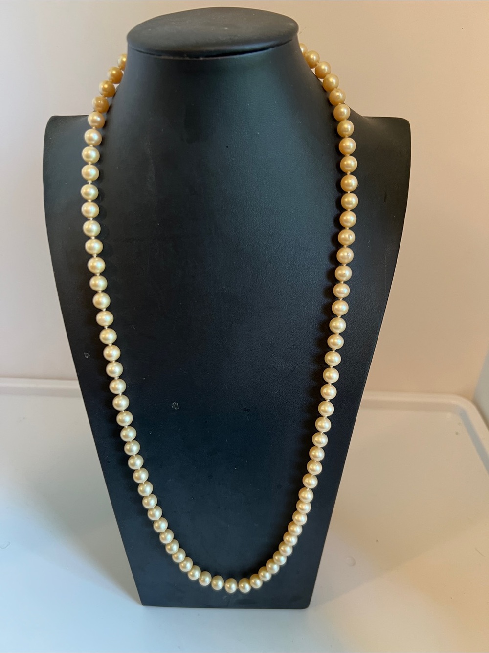 MARELLA Golden Pearl Strand Necklace